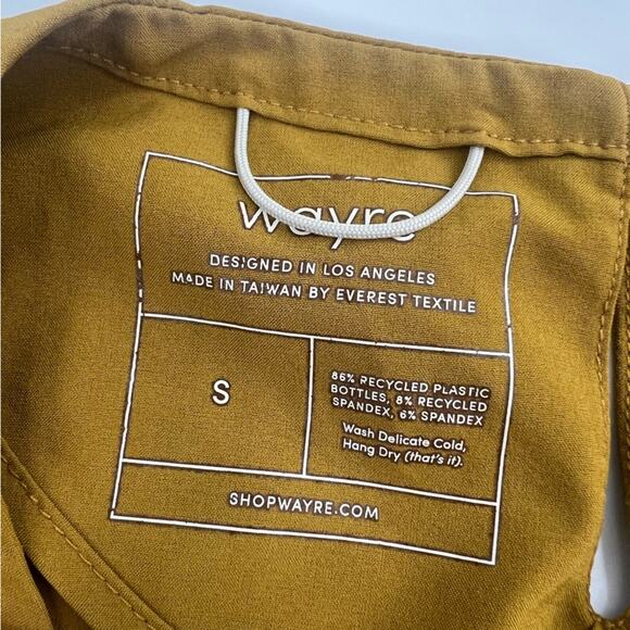 Wayre shift and snap tank top crop sz S bronze - Picture 4 of 6